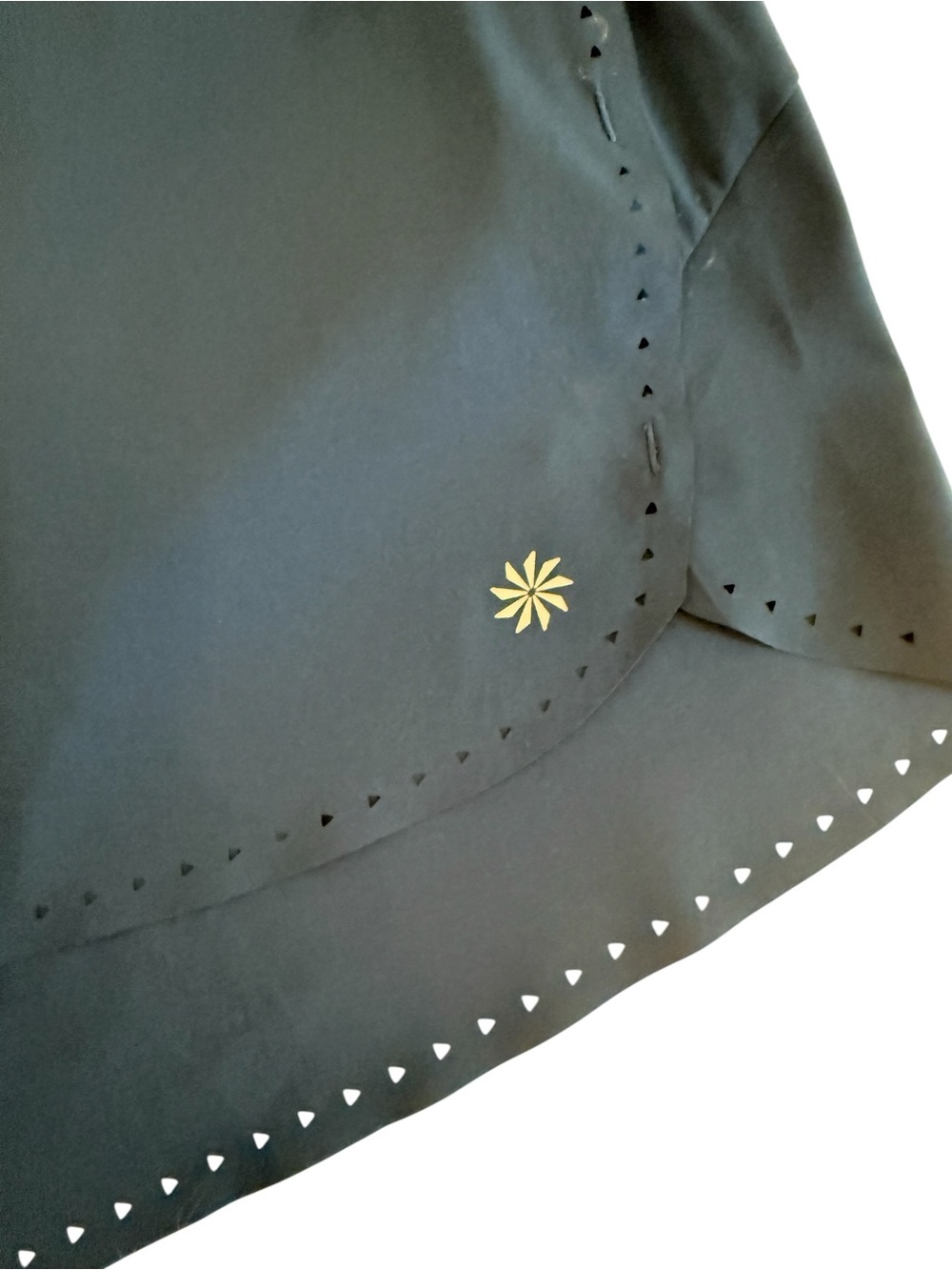 Athleta Navy Laser-Cut Running Short - Picture 3 of 8